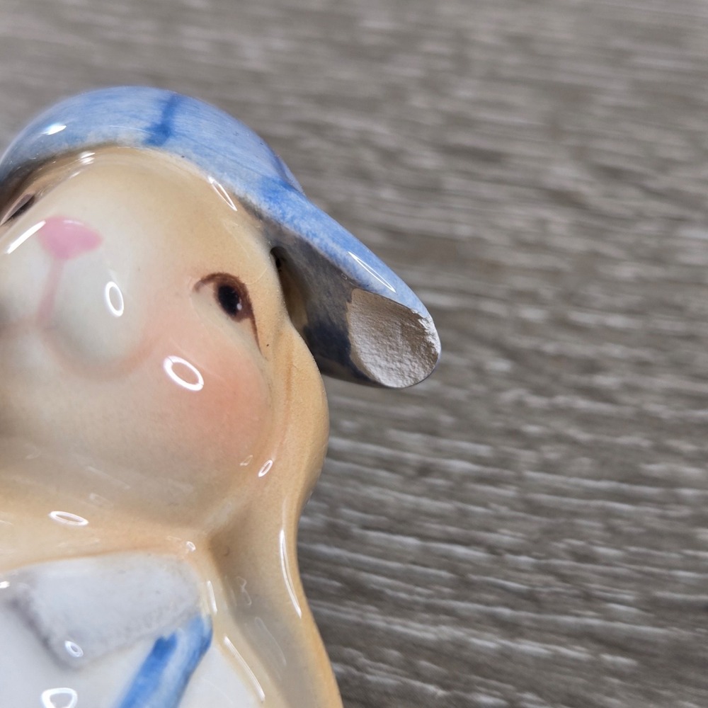 Appletree Design Ceramic Bunny Rabbit Salt Pepper Shakers Easter Spring Set - Picture 9 of 11